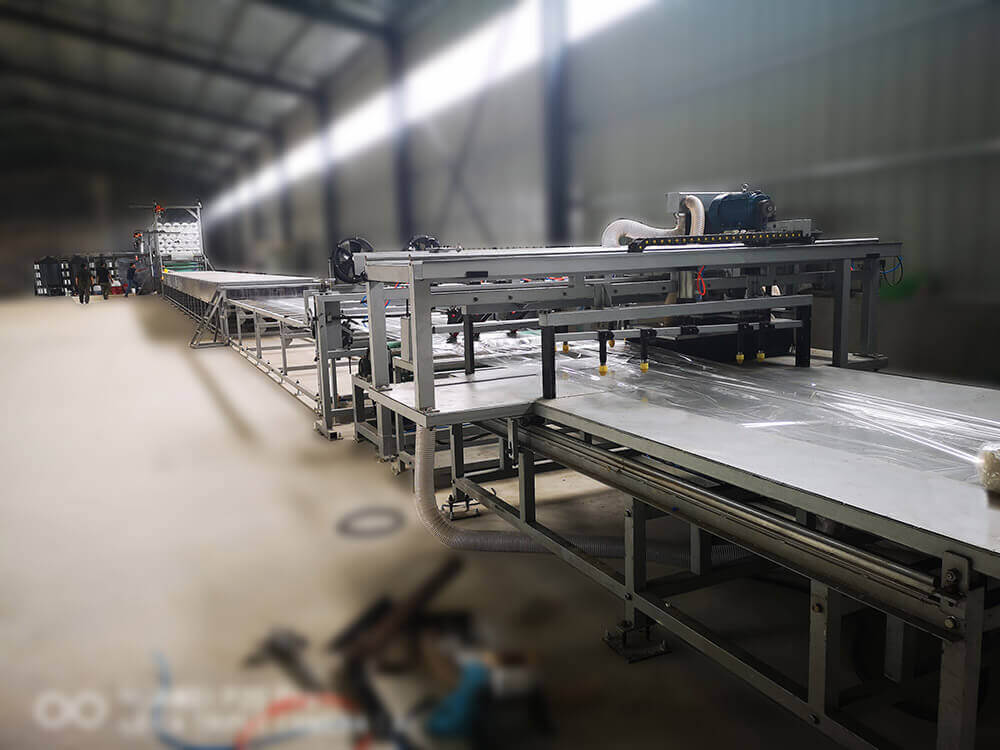 Línea básica de producción de láminas de techo transparente PRFV SH1500