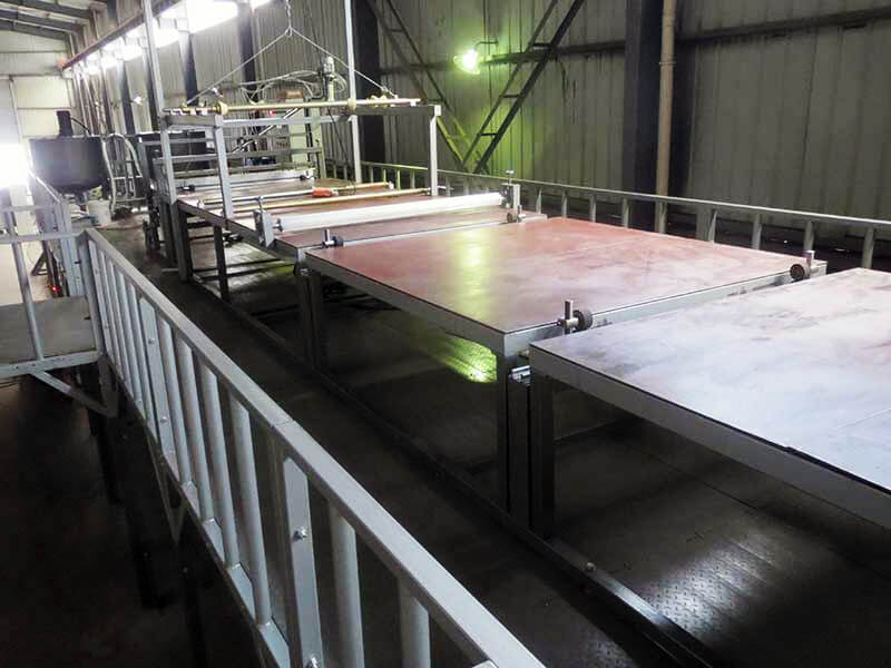 Línea personalizada de producción de láminas de techo PRFV SH1500