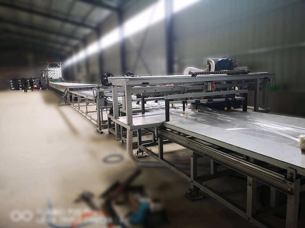 SH1500 basic type FRP rooflighting sheet production line